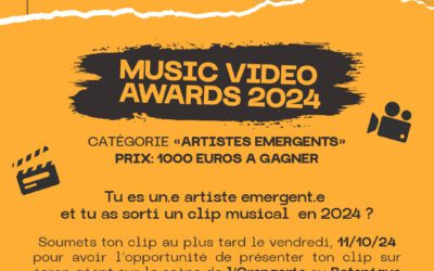 APPEL A CANDIDATURES – MUSIC VIDEO AWARDS 2024