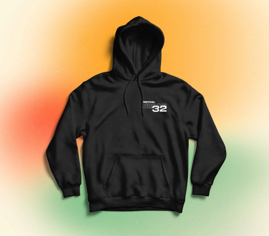 dos du hoodie noir